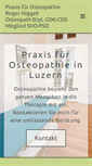 Mobile Screenshot of osteopathie-lu.ch